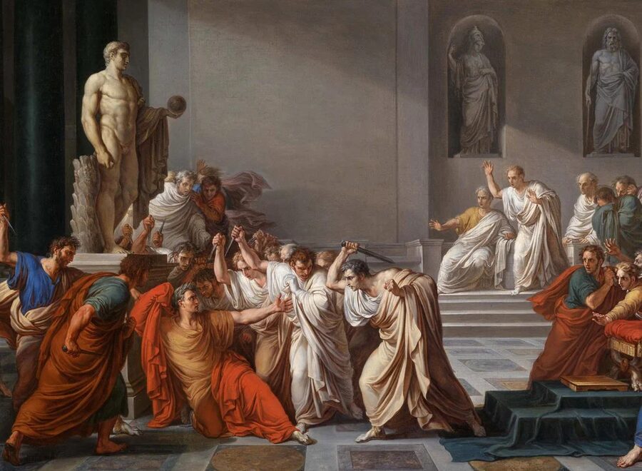 Vincenzo camuccini la morte di cesare