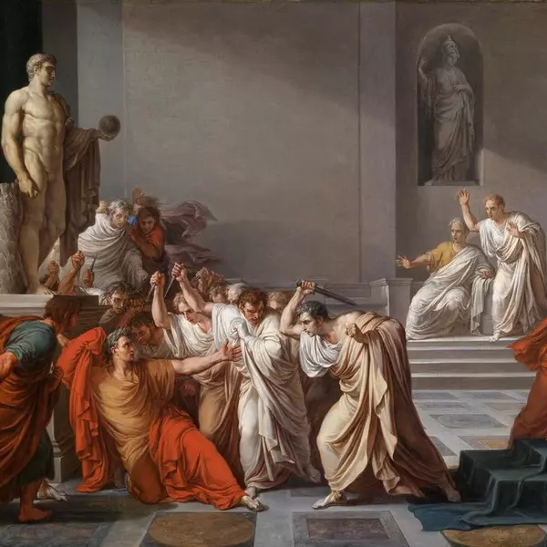 Vincenzo camuccini la morte di cesare