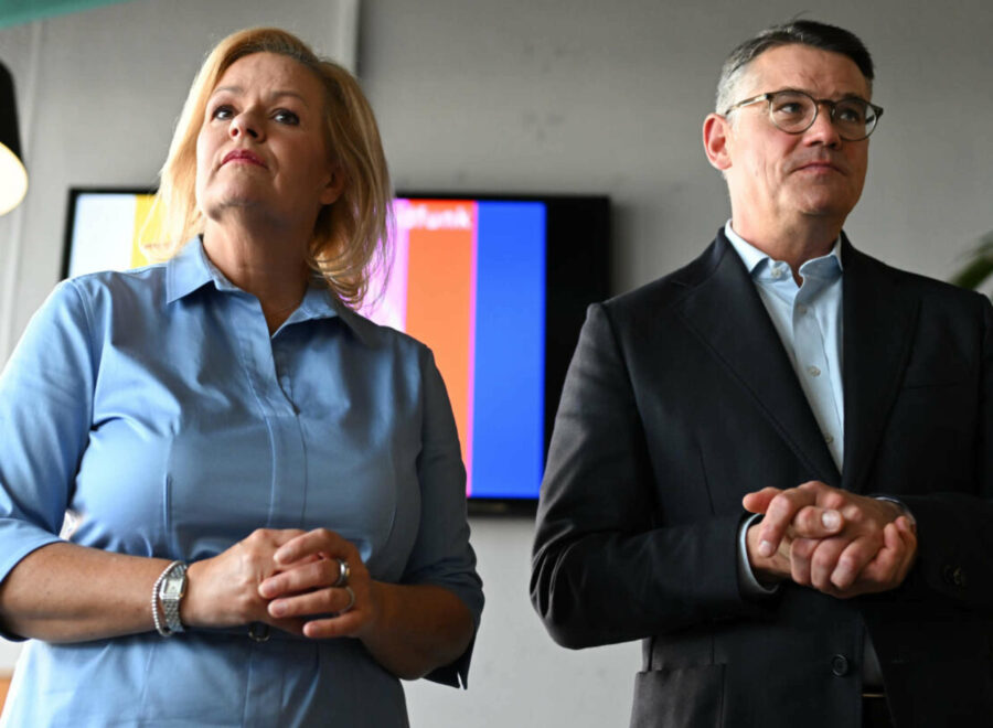 32829069 hessen landtagswahl nancy faeser spd boris rhein cdu ministerpraesident 15 Jm8g5x7 De9