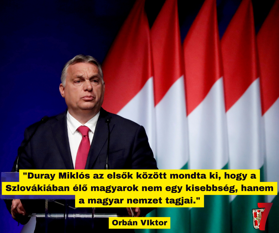 Duray Miklós az elsők között mondta ki hogy a Szlovákiában élő magyarok nem egy kisebbség
