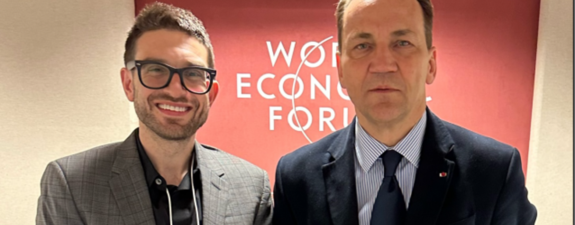Soros Alex és a lengyel külügyminiszter