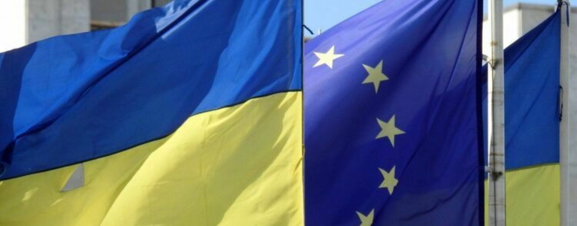 Ukrajna EU zászló
