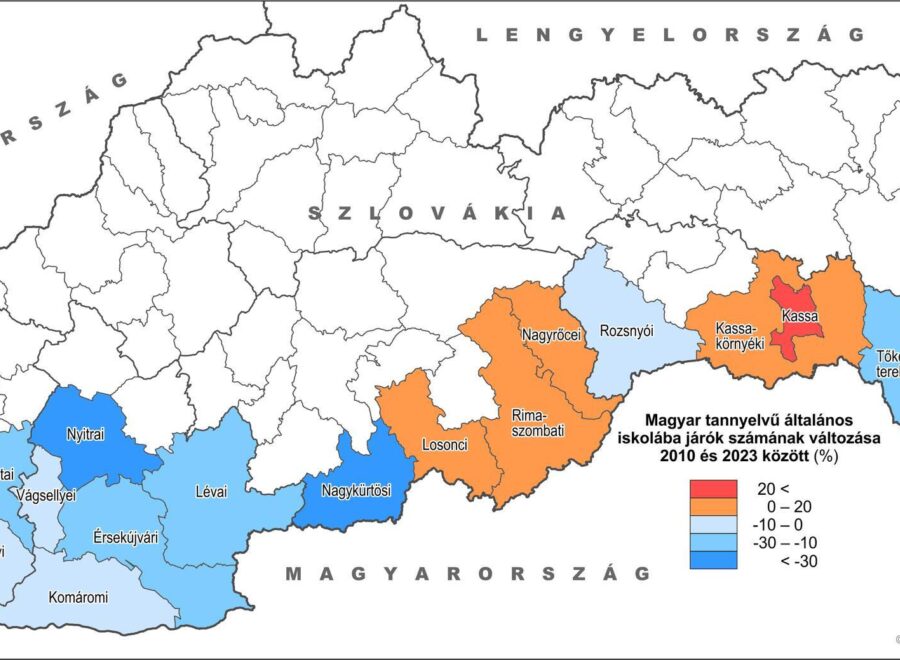 Magyar iskolások a Felvidéken Vektor