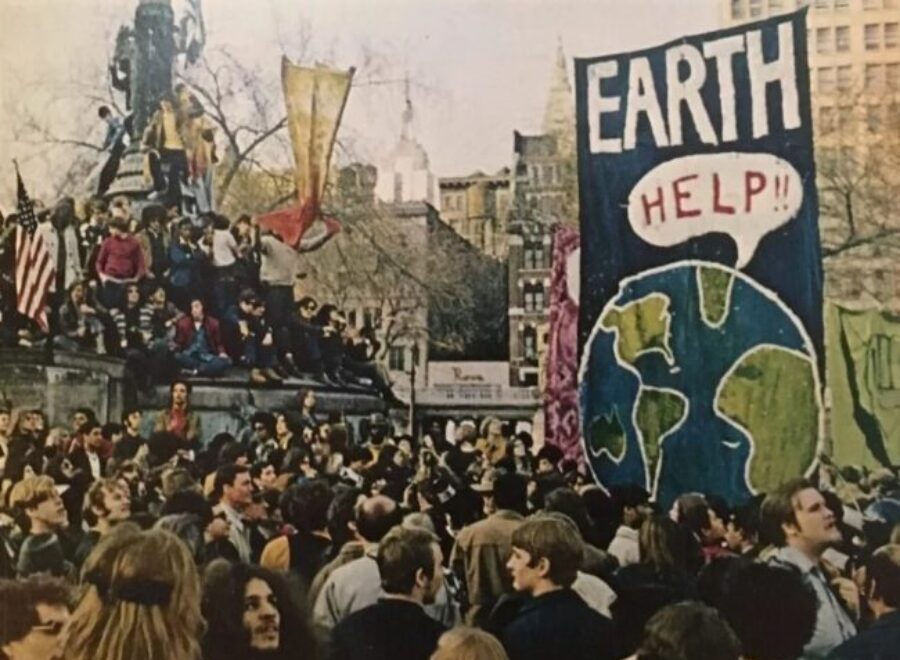 Az első Föld napja 1970 ben Kép forrása zinnedproject org