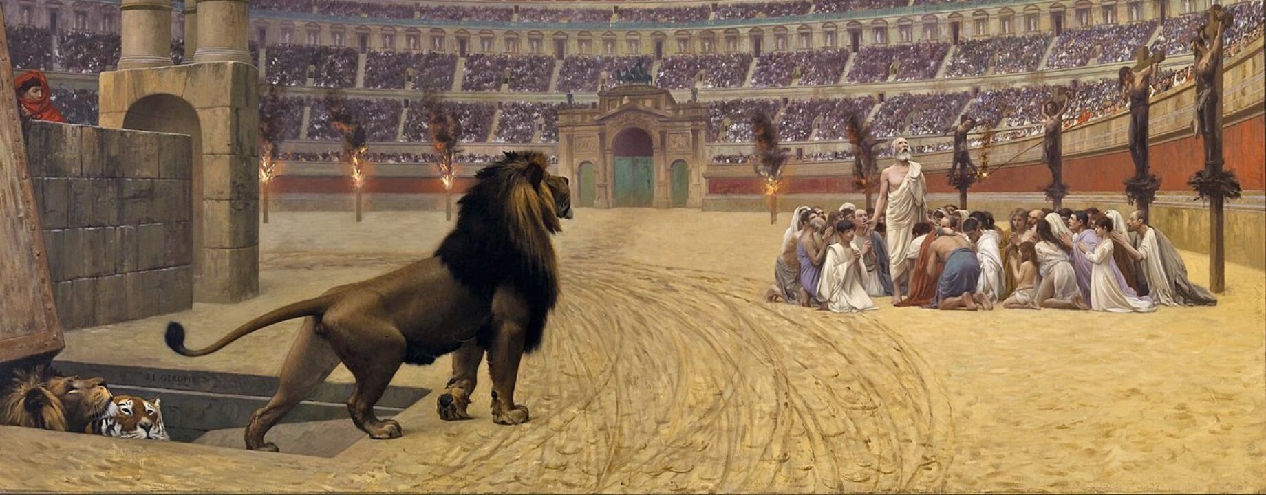 1280px Jean Léon Gérôme The Christian Martyrs Last Prayer Walters 37113