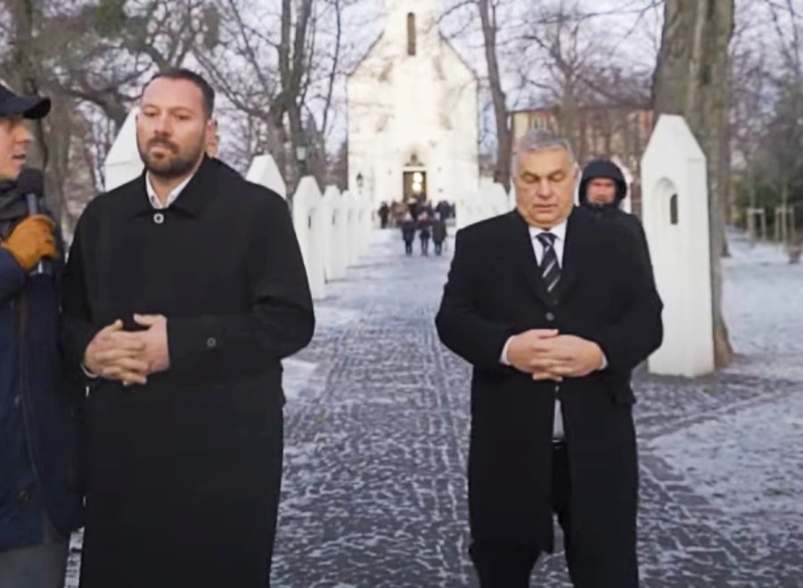 Fábián Tamás zaklatja Orbán Viktort