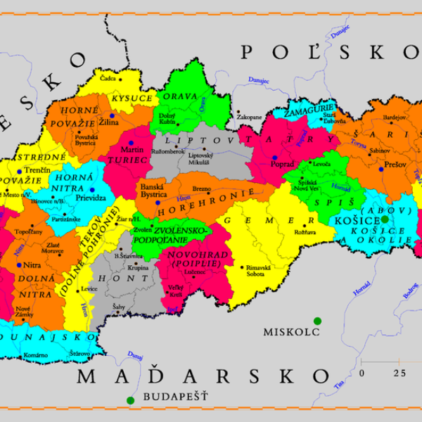 1024px Tourism regions of Slovakia sk