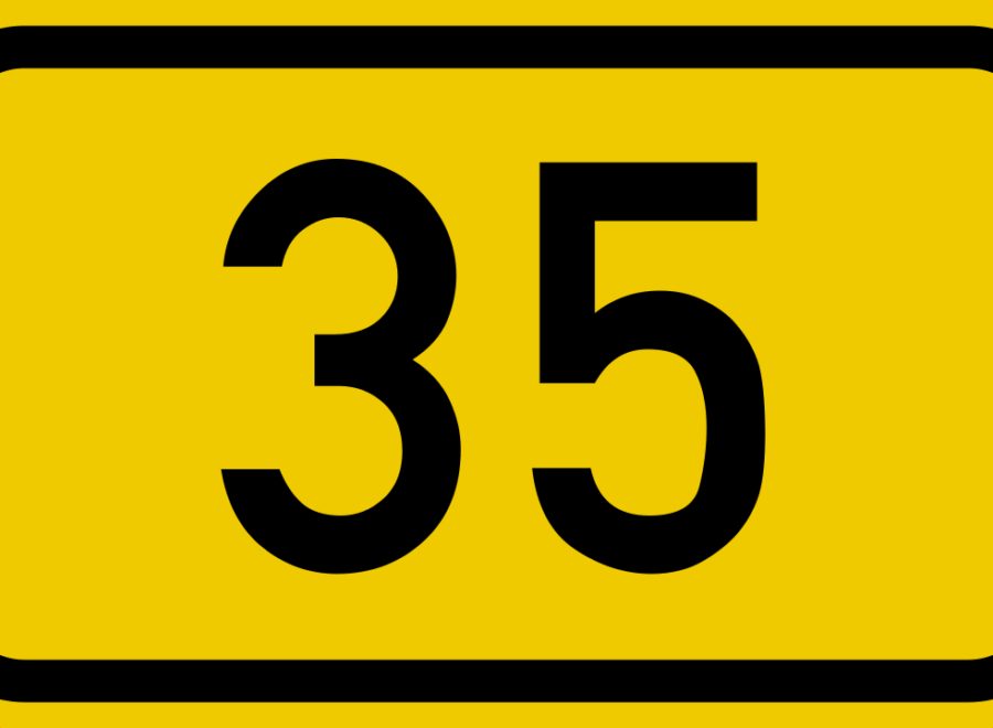 Bundesstraße 35 number svg