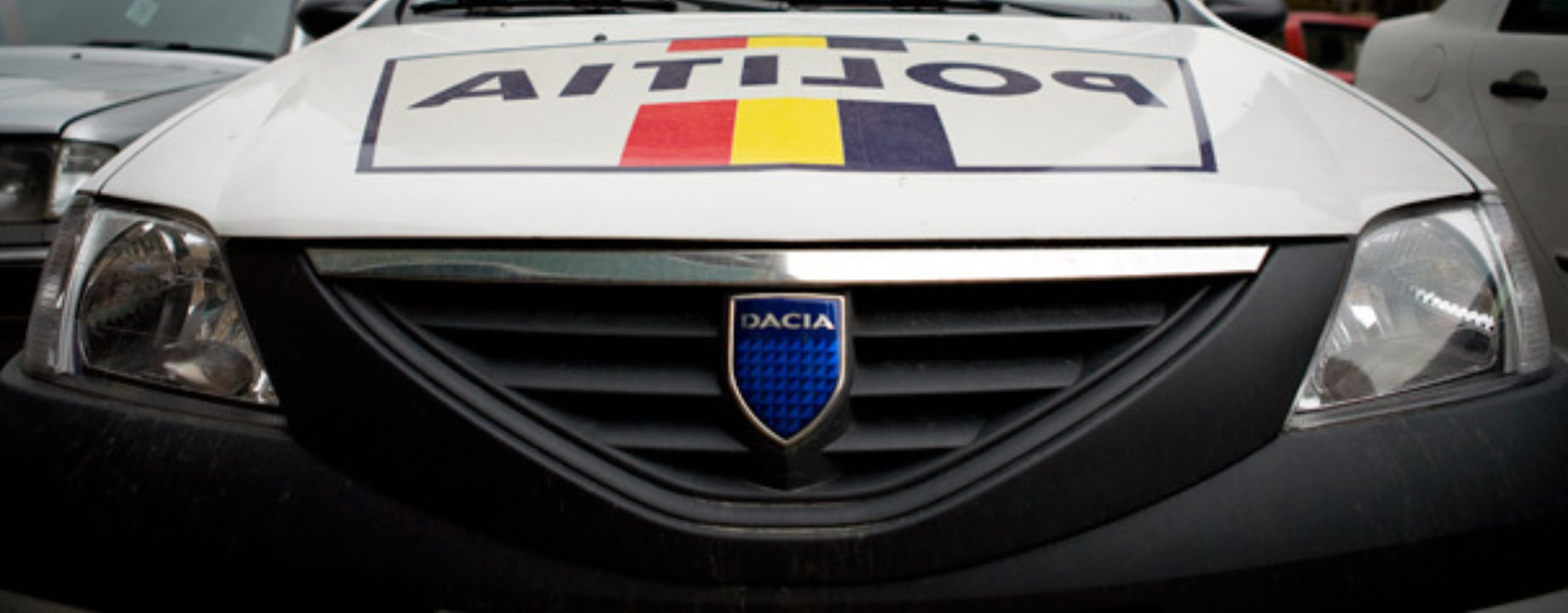 Romania police car dacia