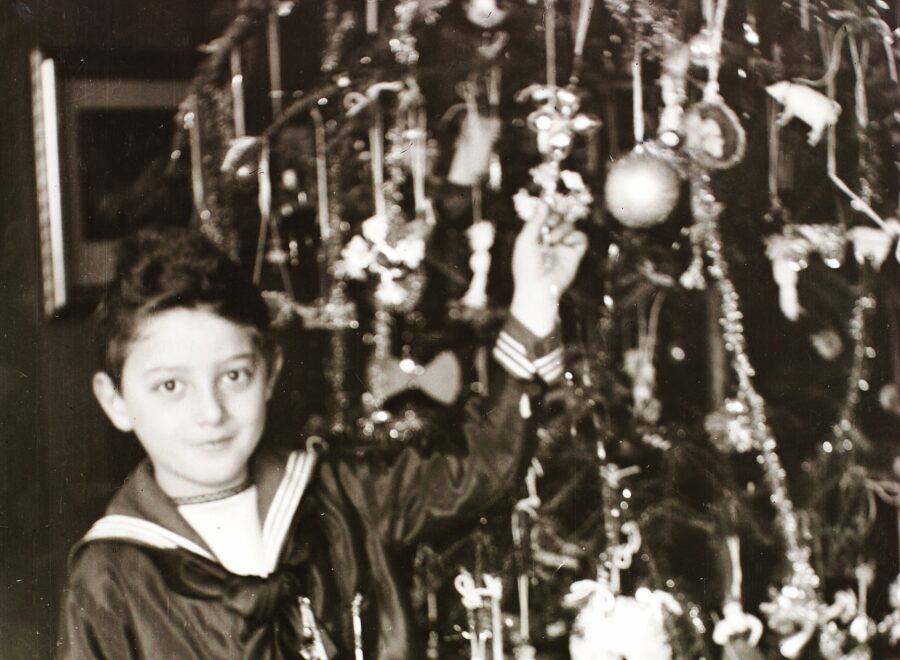 Karácsonyfa 1908 ból Kép forrása Fortepan Schmidt Albin