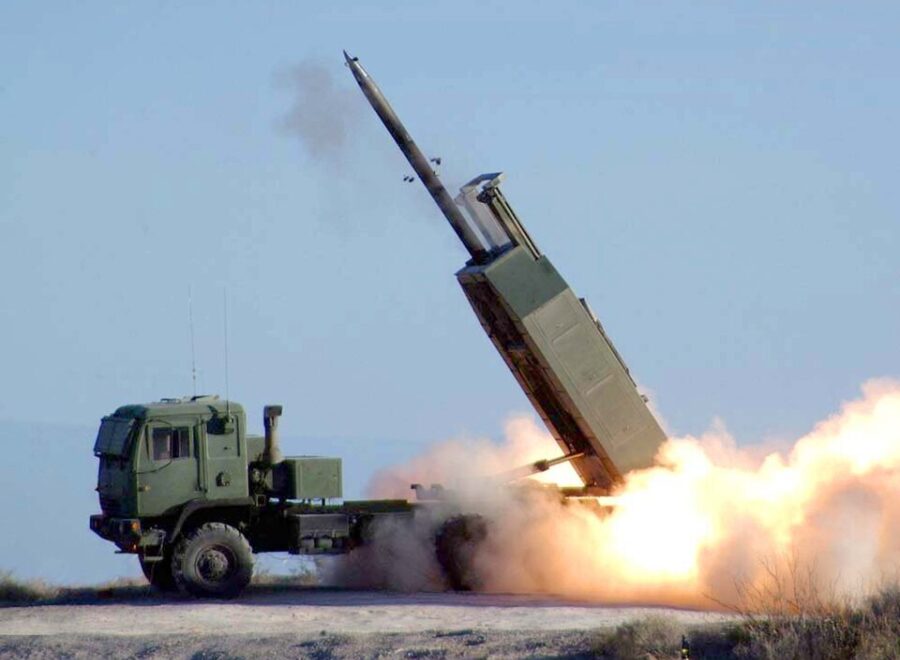 HIMARS missile launched