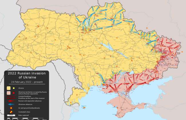 2022 Russian invasion of Ukraine svg