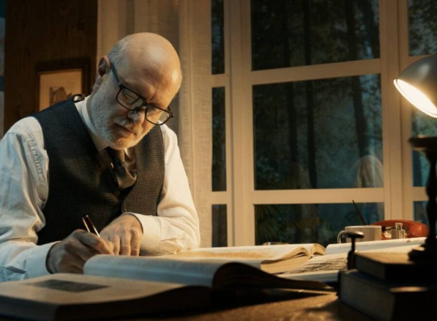 Writer working in his office 1024x683