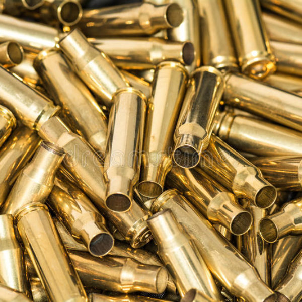 Pile empty bullet shells abstract details 35337820