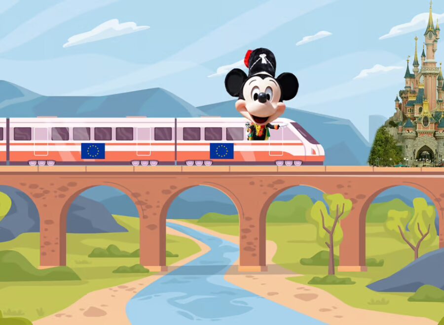 Train to disneyland