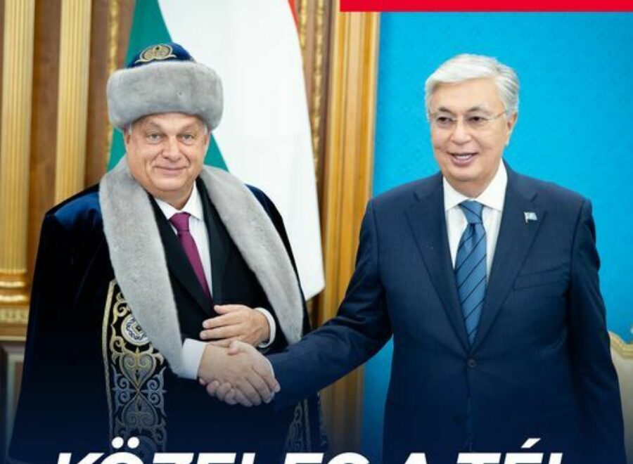 Orbán Kazah viseletben