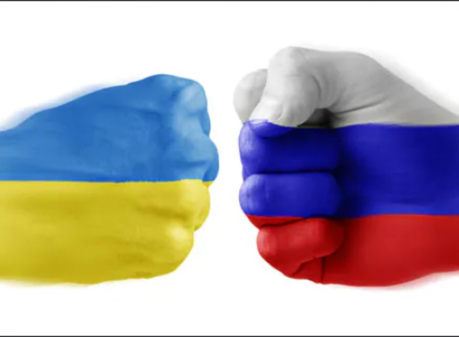 Orosz ukrán konfliktus ököl zászló