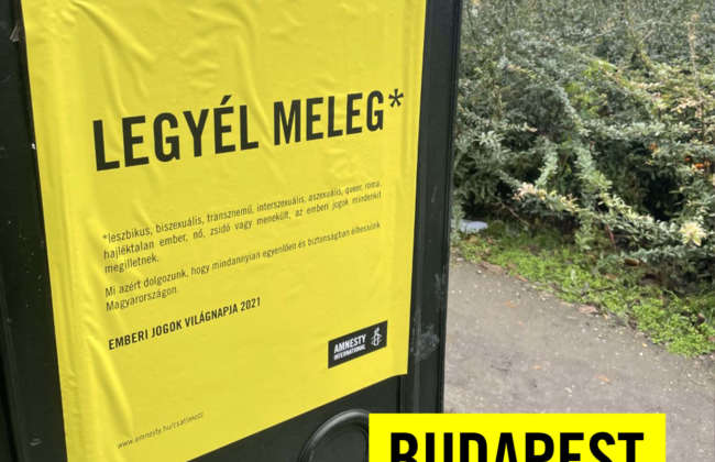 Legyél meleg Amnesty International Magyarország Facebook oldala