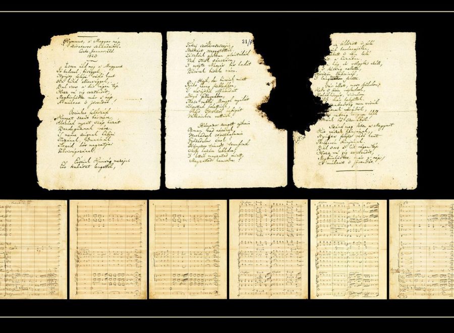 1920px Himnusz kézirata és kottája