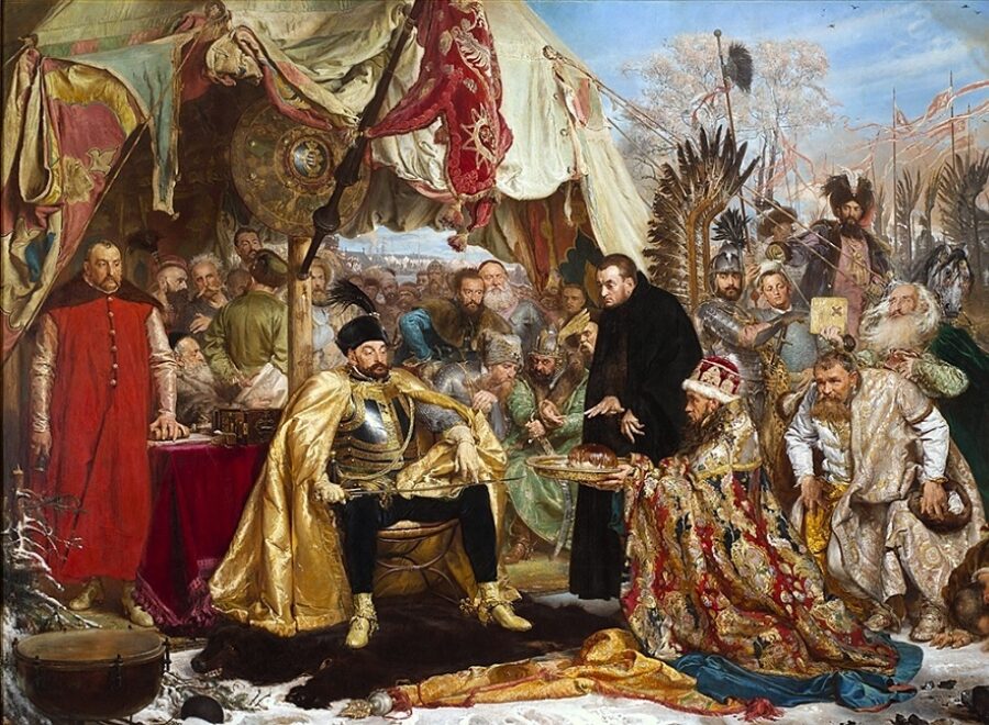 Jan Matejko Batory pod Pskowem