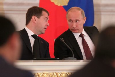 Medvegyev es Putyin