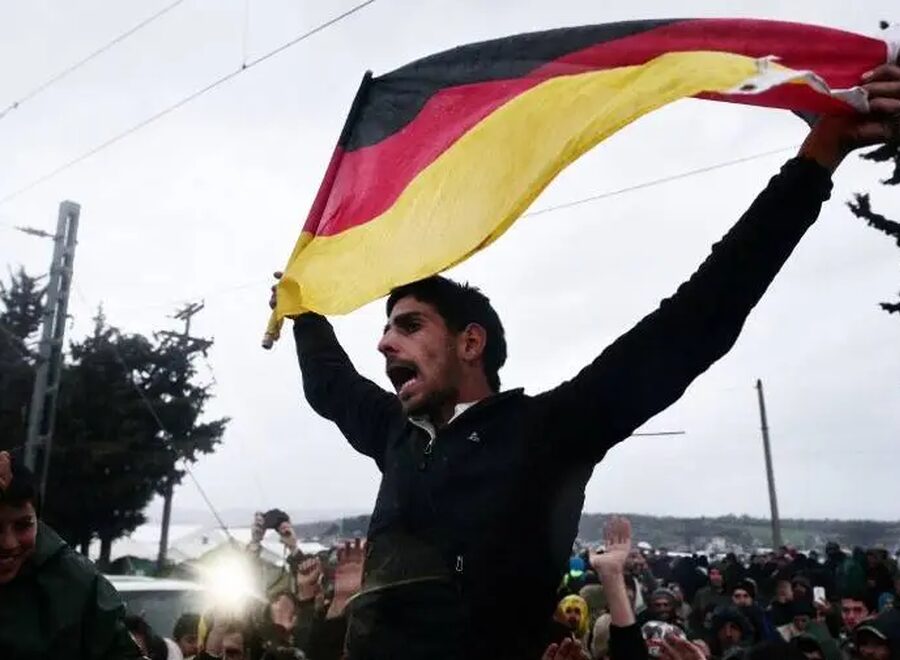 Német dühös migráns