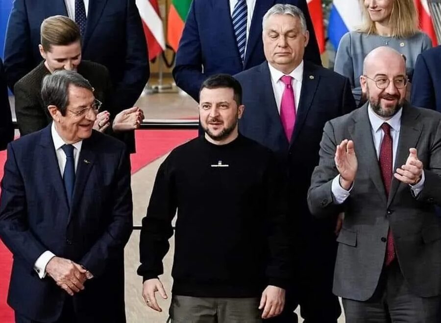 Orbán és Zselé az EP ben