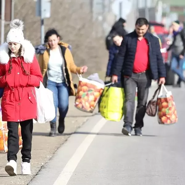 Ukrajnából menekültek