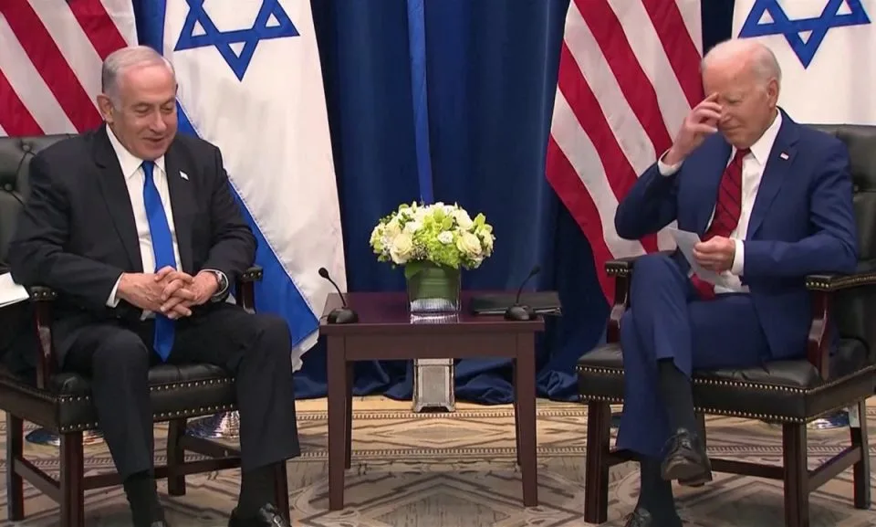Biden és Netanjau