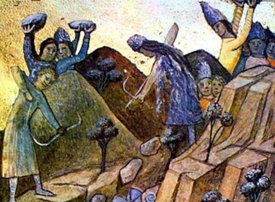 The Battle of Posada in the Chronicon Pictum 1330 cropped