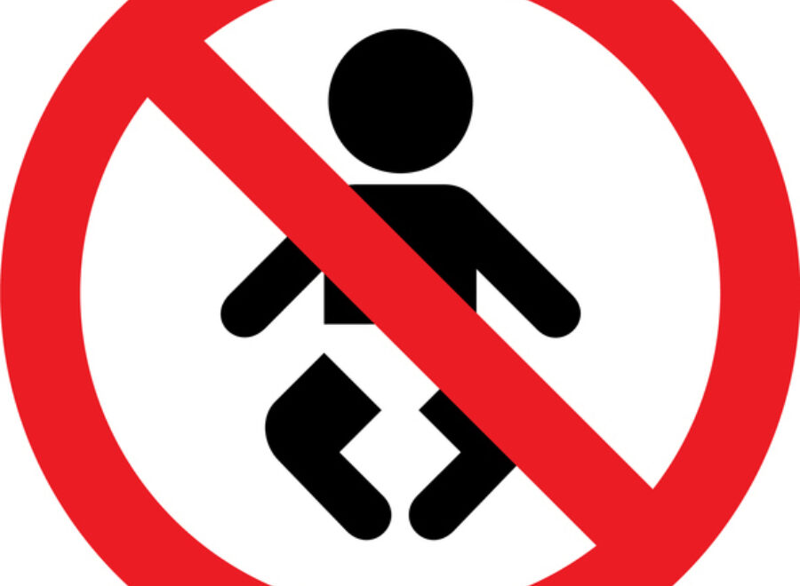 No children sign