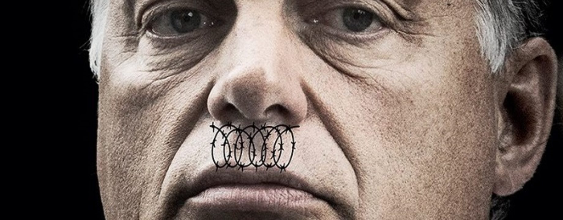 Orban hitler bajusz kerites