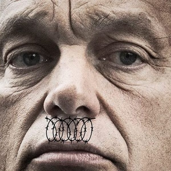 Orban hitler bajusz kerites