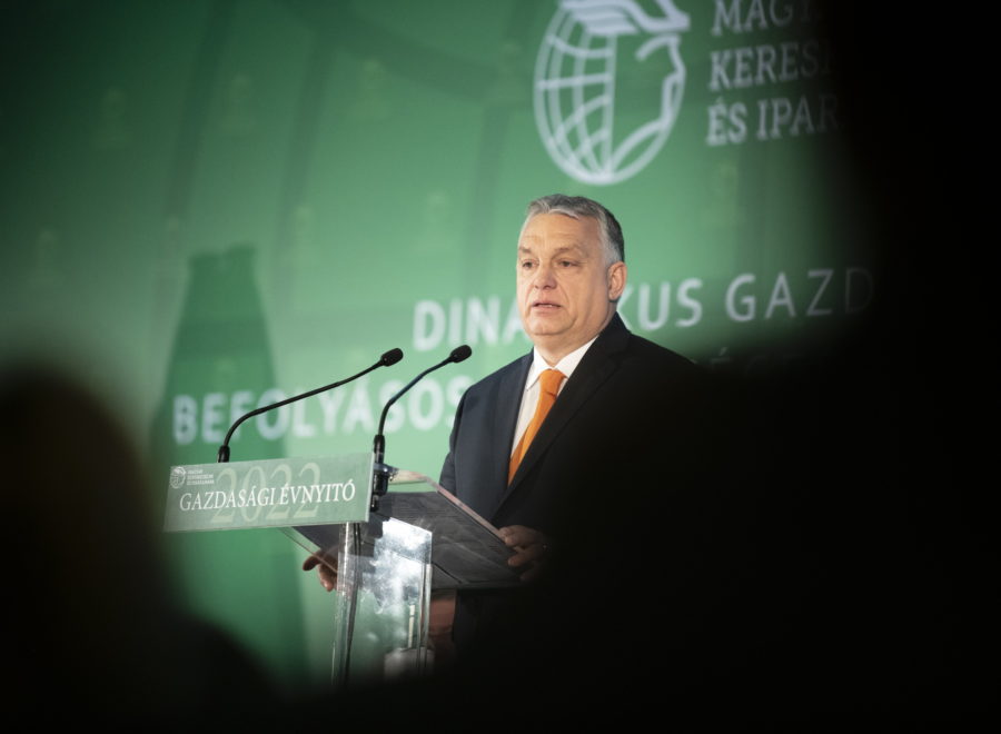 Orbán gazdasági évnyitó MTI