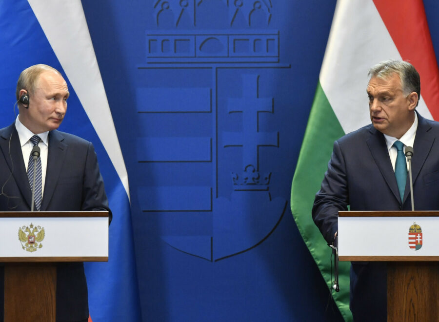 Vlagyimir putyin orosz elnok orban viktor magyar miniszterelnok 502098