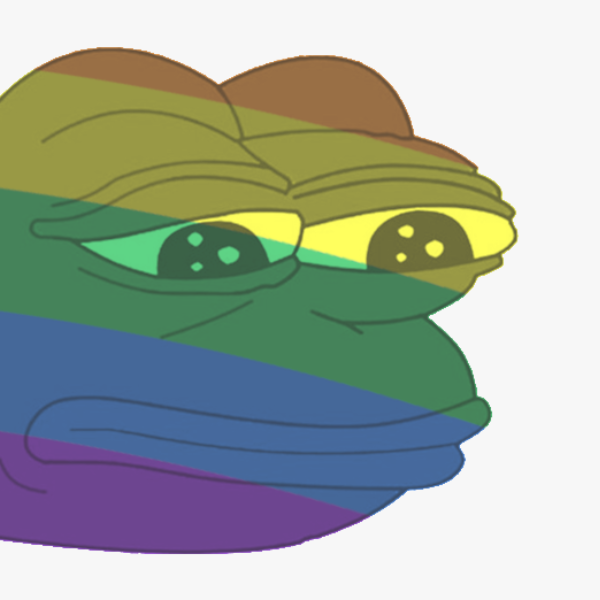 246 2467500 kappa pride png sad frog transparent png
