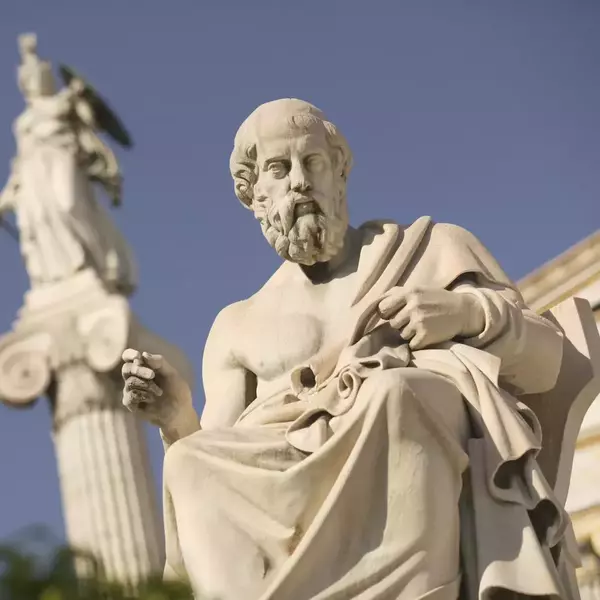 Plato statue outside the hellenic academy 520346492 589ceaab3df78c475875af25
