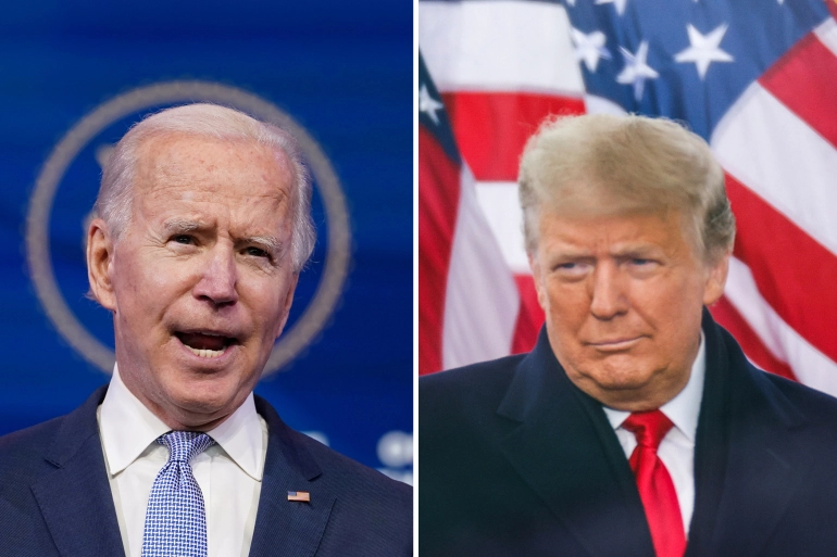 Teump biden