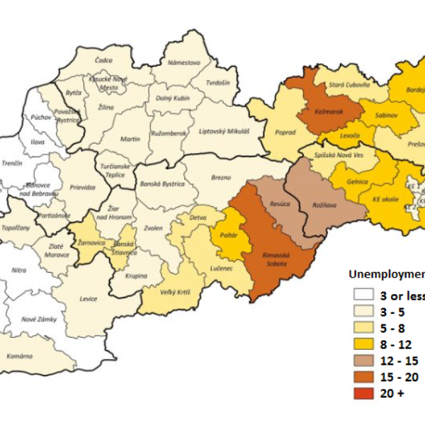 Map slovakia economy
