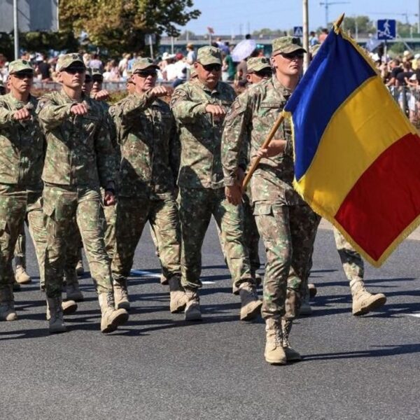 Román katonák masiroznak