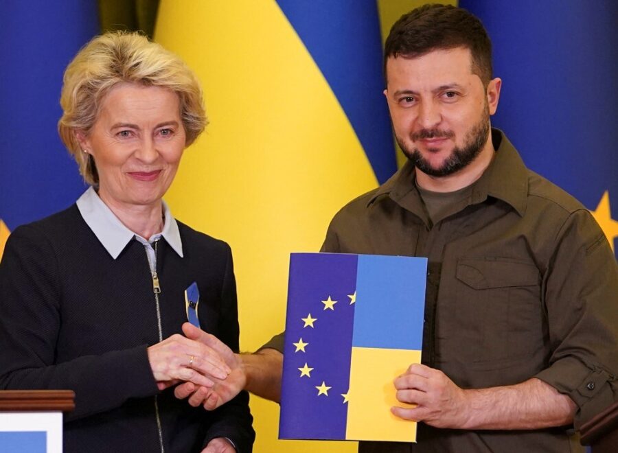 Eu ukraine von der leyen zelensky