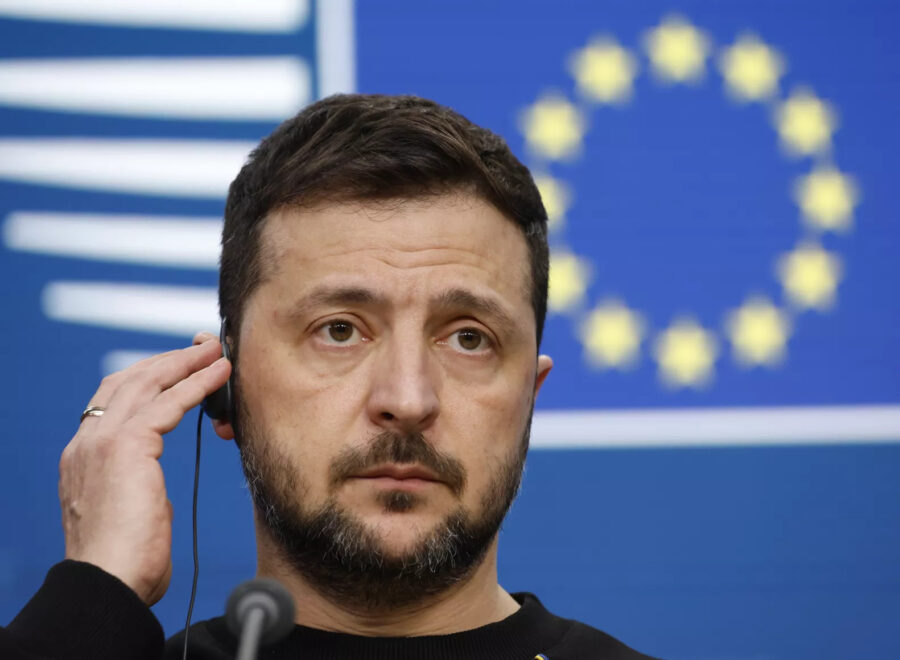 Volodimir zelenszkij brusszelben