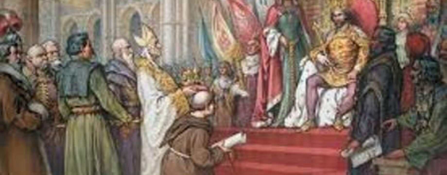 Nagy Lajos elfogadja a lengyel koronát Kép forrása kronika ro