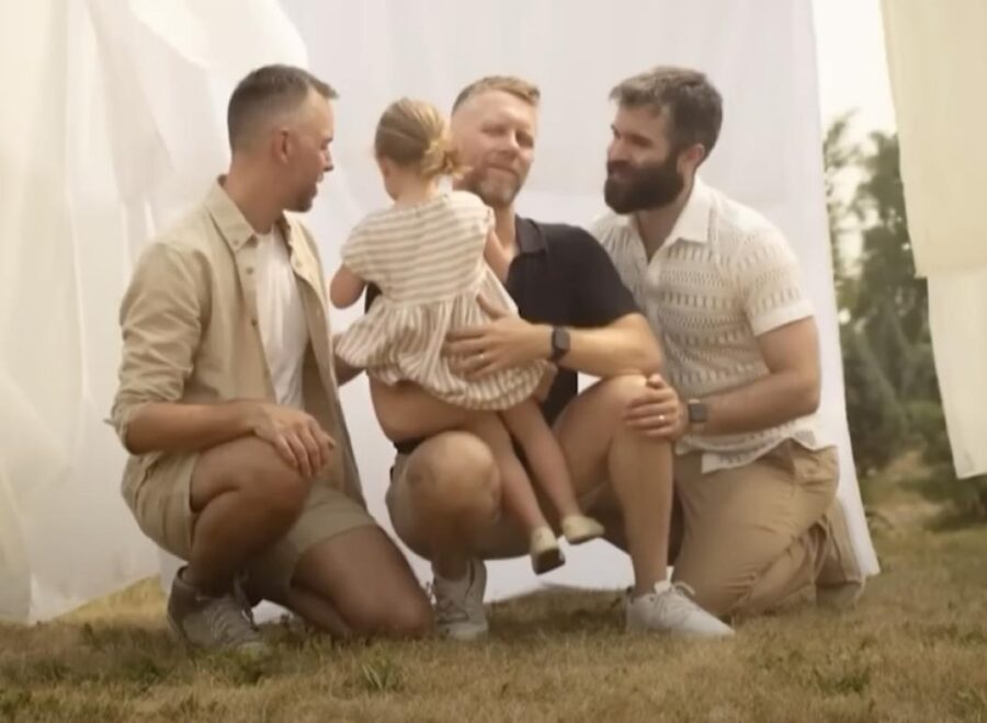 Canada 3 férfi és egy kislány