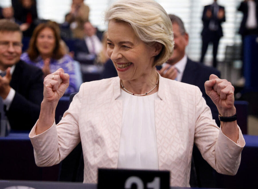 W1280 p16x9 2024 07 18 T122710 Z 56705010 RC2 OX8 A0 QN9 K RTRMADP 3 EU VONDERLEYEN PARLIAMENT