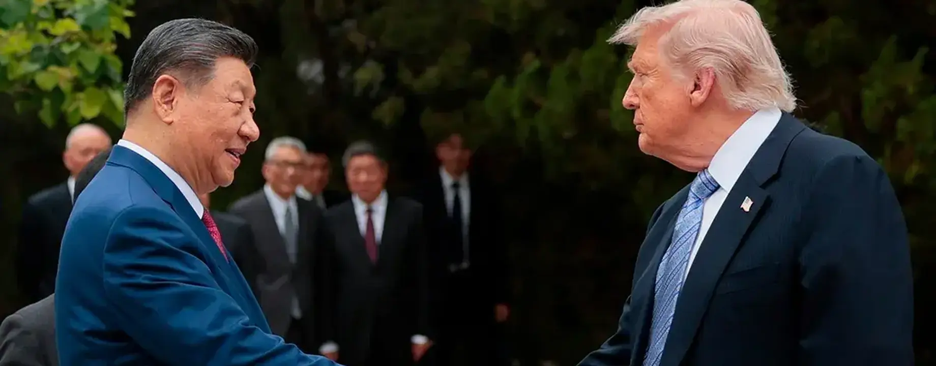 Trump xi handshake