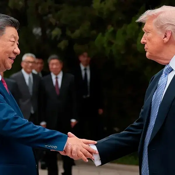 Trump xi handshake