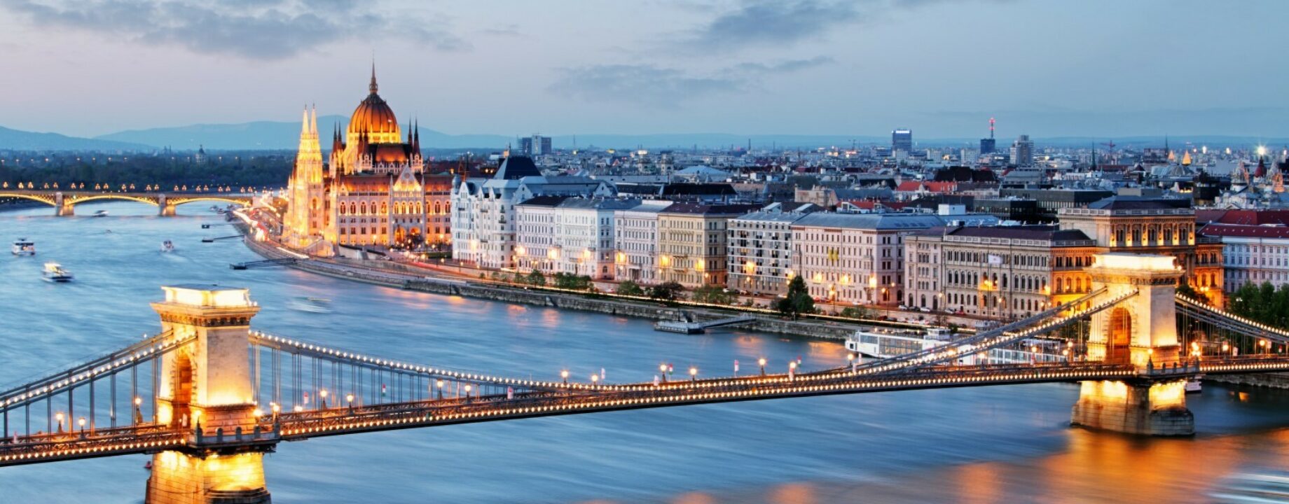 Budapest danube panorama hd