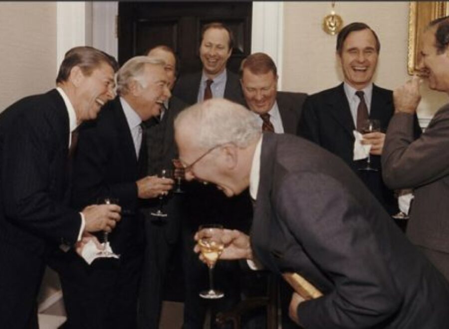 Laughing Men In Suits 1