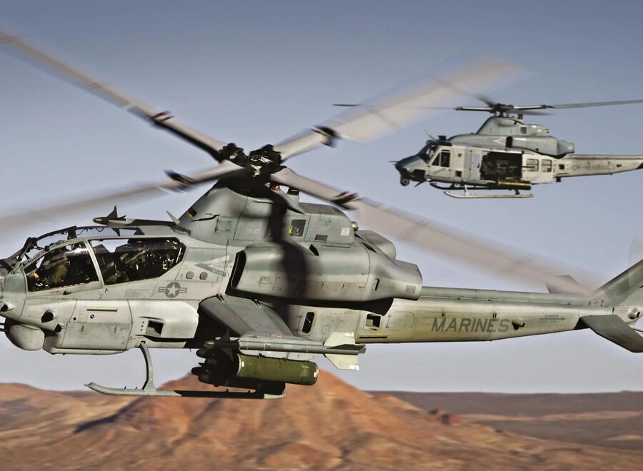 Bell ah 1z viper attack helicopter